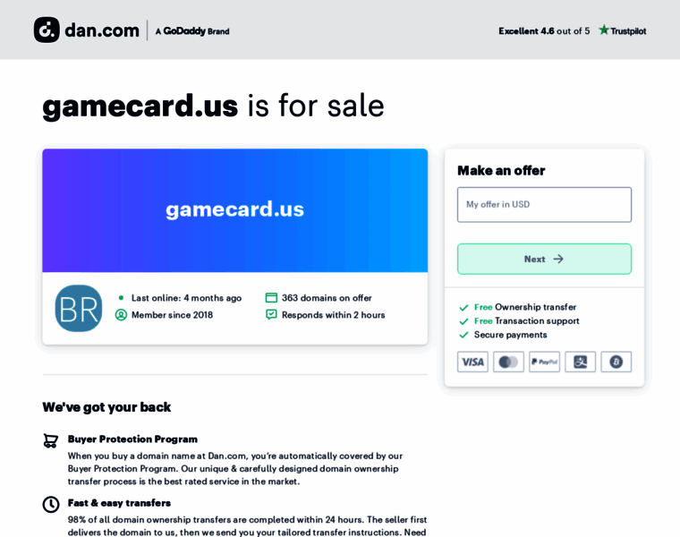 Gamecard.us thumbnail
