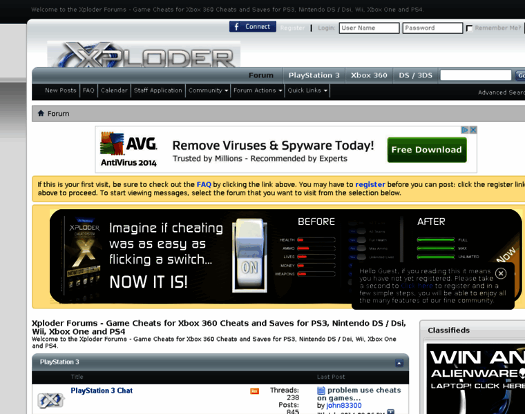 Gamecheats.xploder.net thumbnail