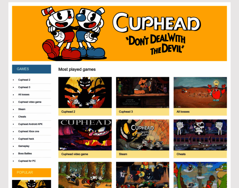 Gamecuphead.com thumbnail