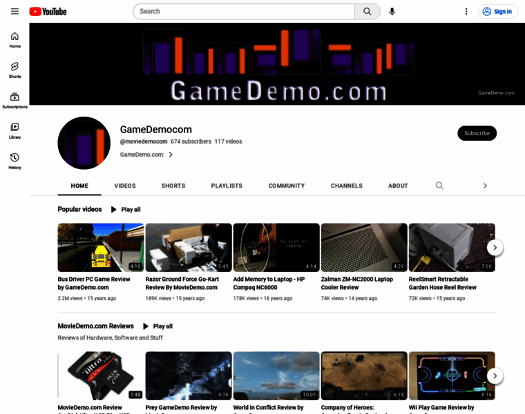 Gamedemo.com thumbnail
