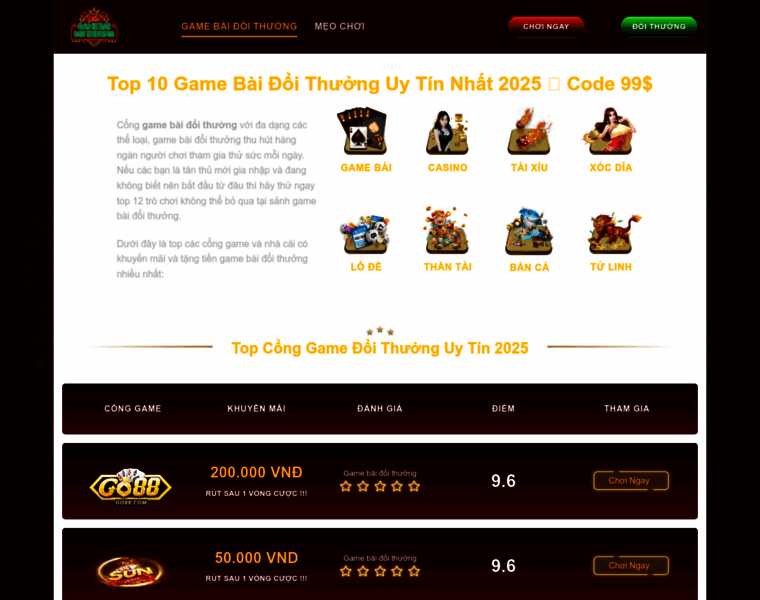 Gamedoithuong.com thumbnail