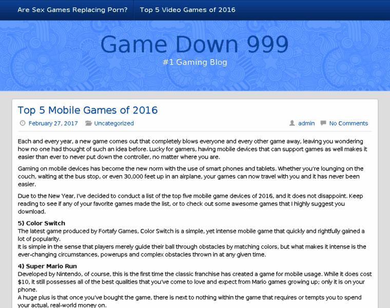 Gamedown999.com thumbnail
