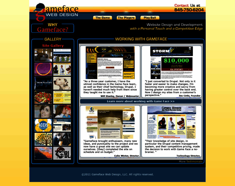 Gamefacewebdesign.com thumbnail