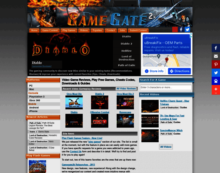 Gamegate2k.com thumbnail