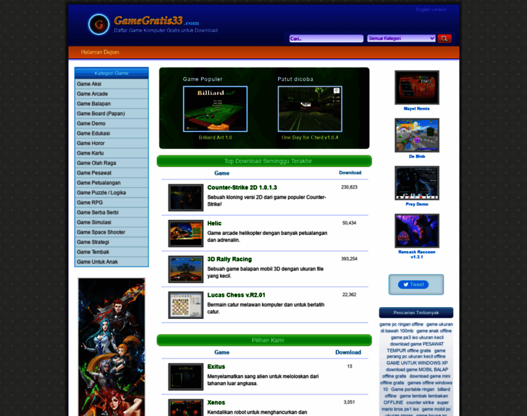 Gamegratis33.com thumbnail