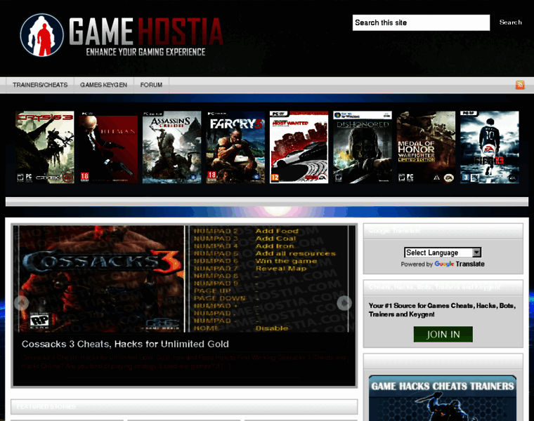 Gamehostia.com thumbnail