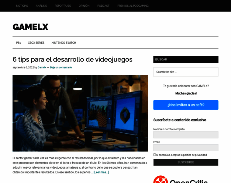 Gamelx.es thumbnail