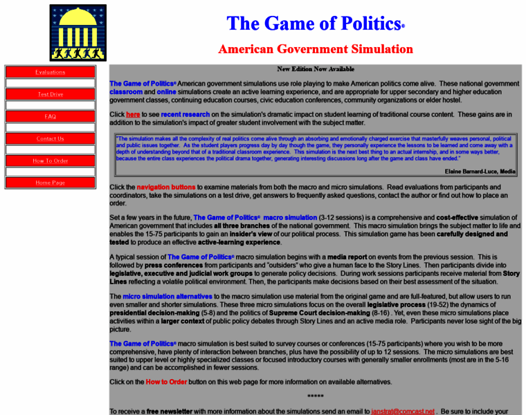 Gameofpolitics.com thumbnail