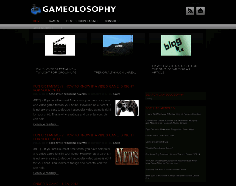Gameolosophy.com thumbnail