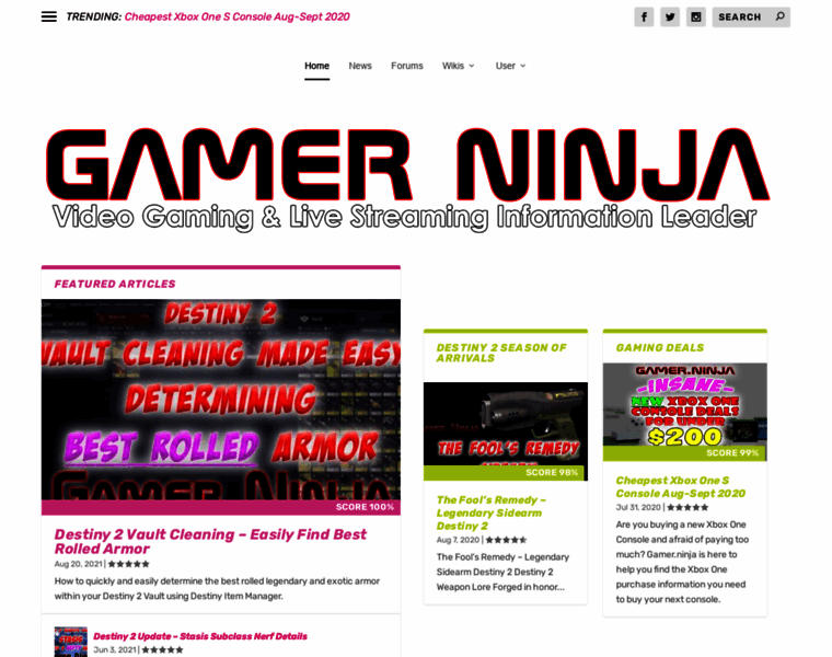 Gamer.ninja thumbnail