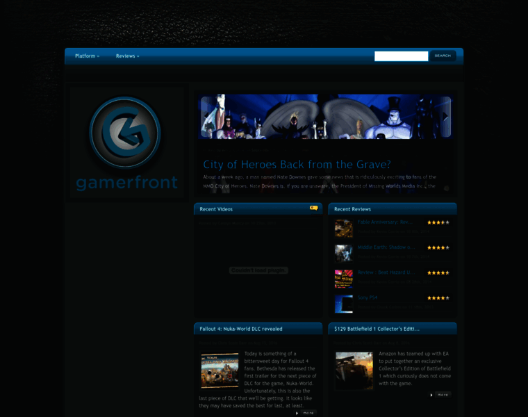 Gamerfront.net thumbnail