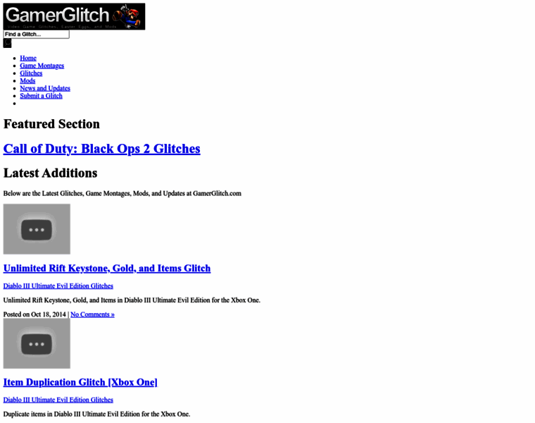 Gamerglitch.com thumbnail Gamerglitch.com thumbnail