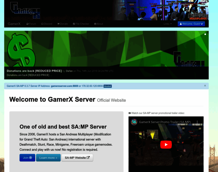 Gamerxserver.com thumbnail