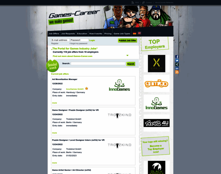 Games-career.com thumbnail