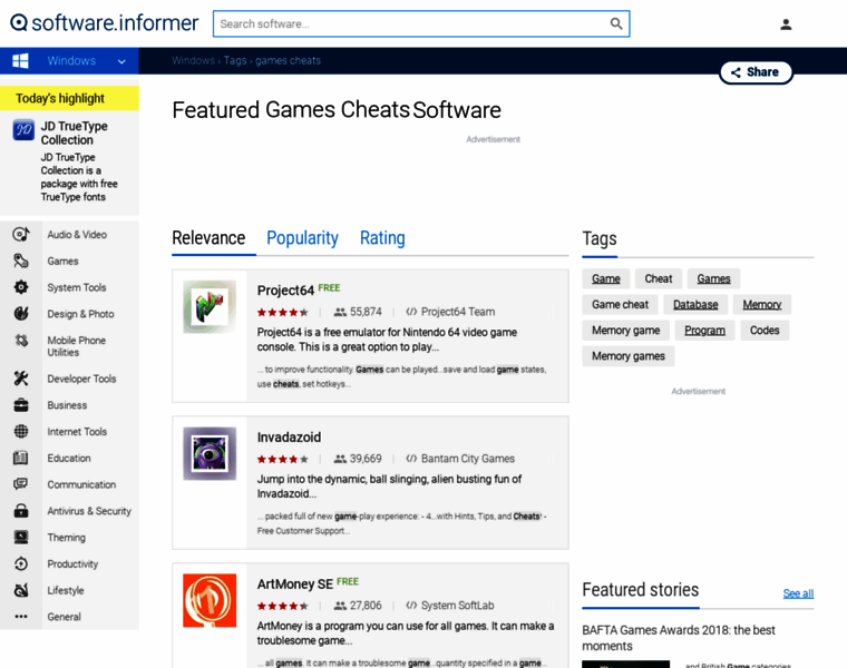 Games-cheats.software.informer.com thumbnail