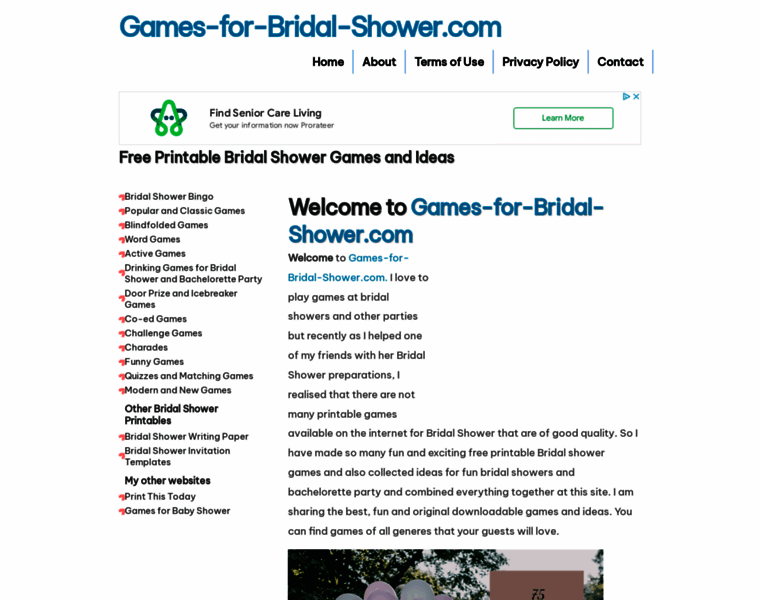 Games-for-bridal-shower.com thumbnail