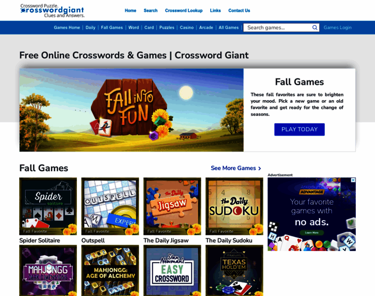 Games.crosswordgiant.com thumbnail