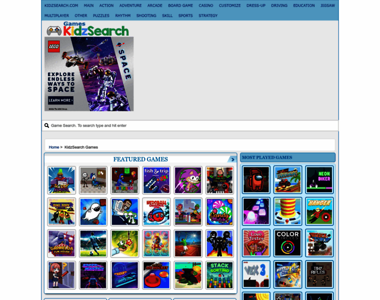 Games.kidzsearch.com thumbnail