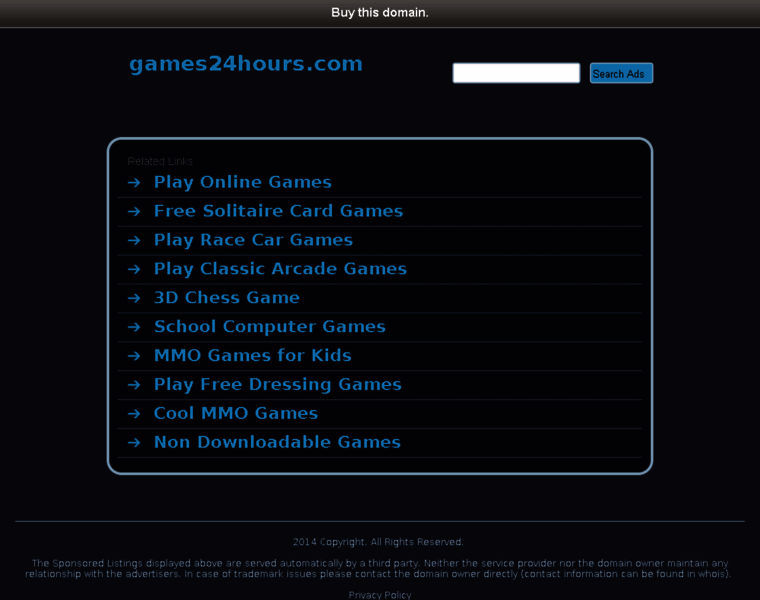 Games24hours.com thumbnail