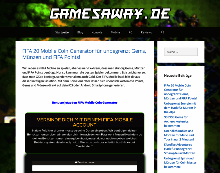 Gamesaway.de thumbnail