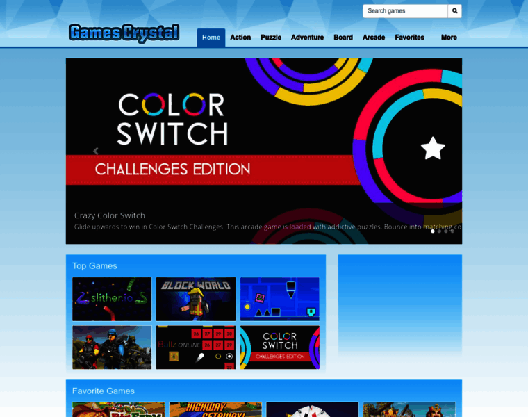 Gamescrystal.com thumbnail