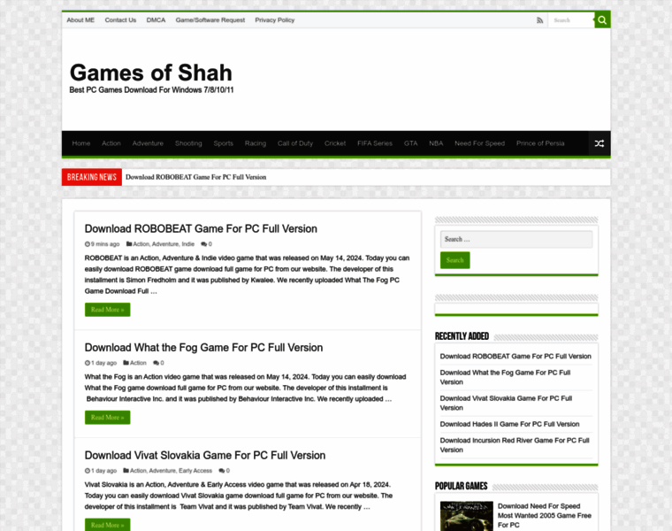 Gamesofshah.com thumbnail