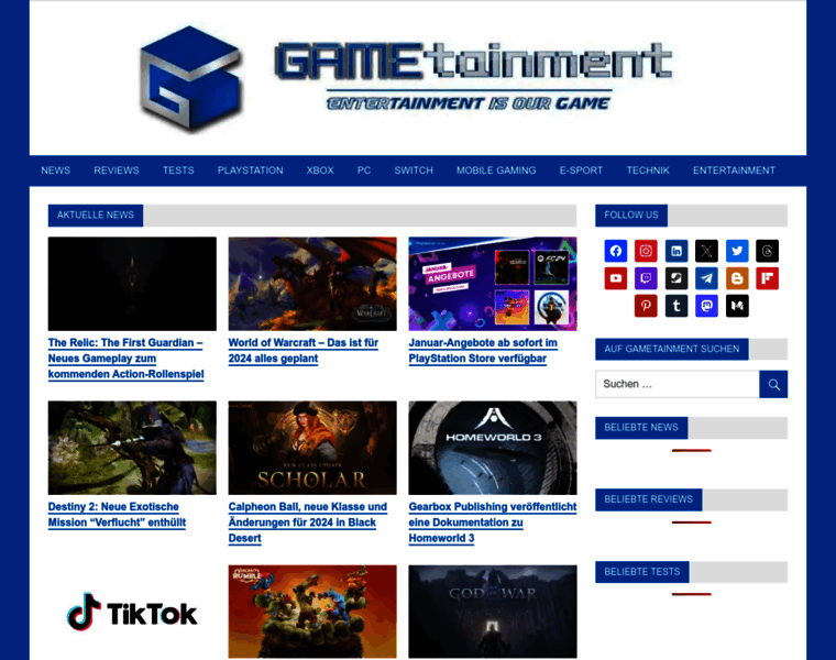 Gametainment.at thumbnail