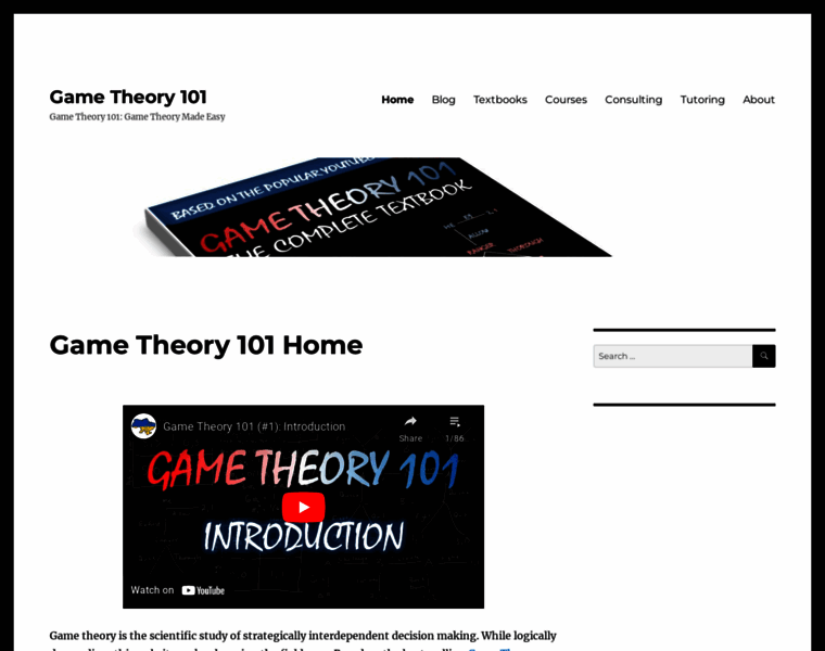 Gametheory101.com thumbnail