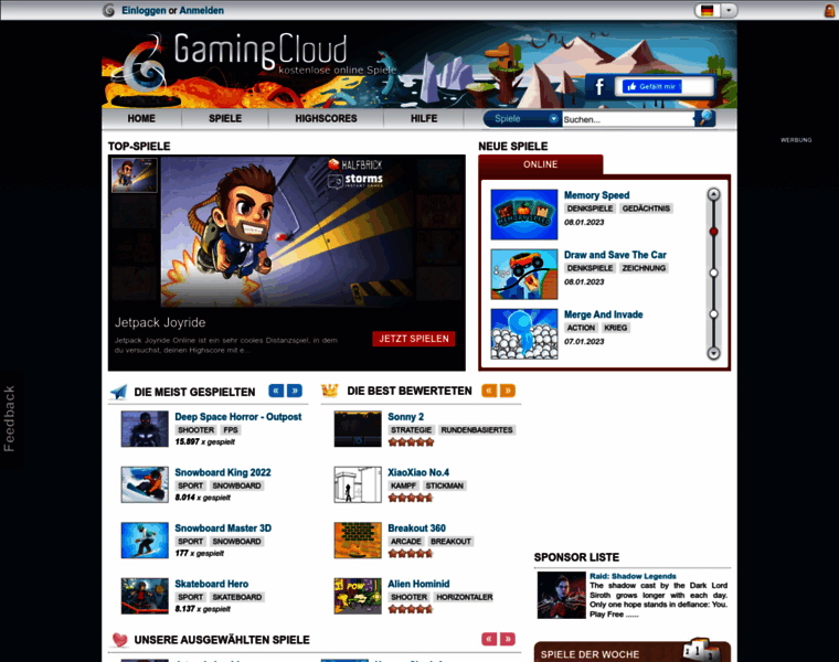 Gamingcloud.de thumbnail