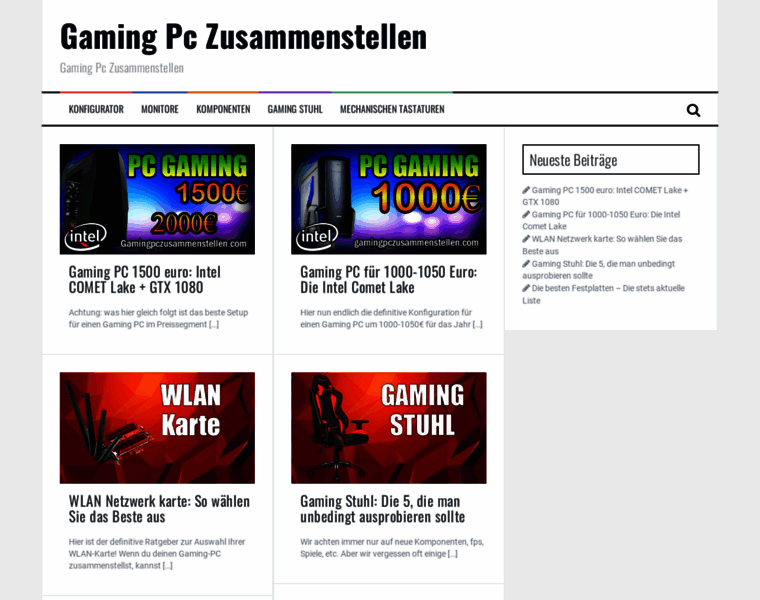 Gamingpczusammenstellen.com thumbnail