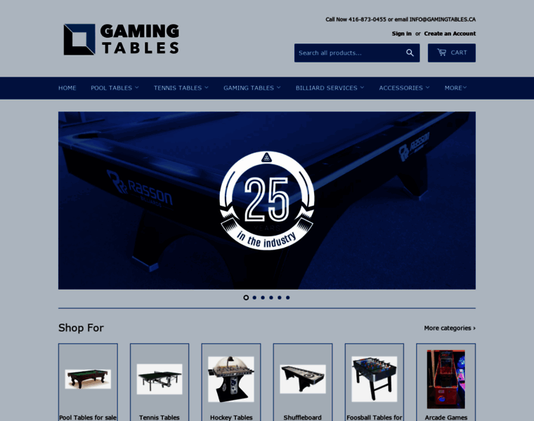 Gamingtables.ca thumbnail