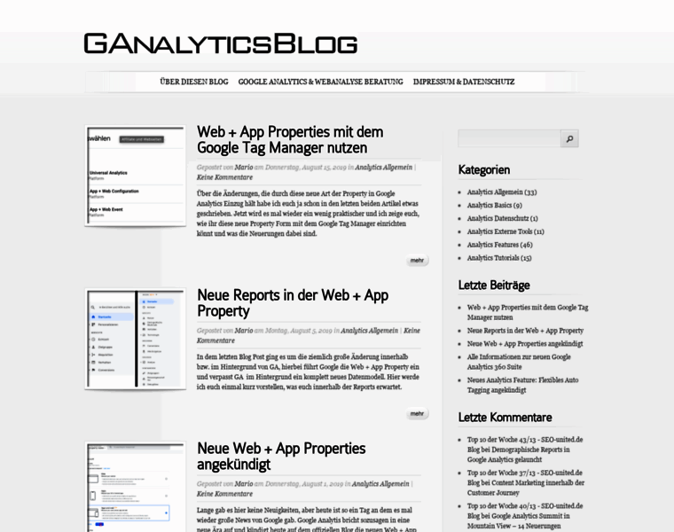 Ganalyticsblog.de thumbnail