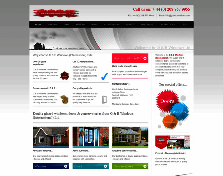 Gandbwindows.com thumbnail