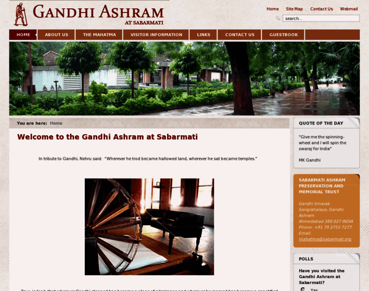 Gandhiashram.org.in thumbnail