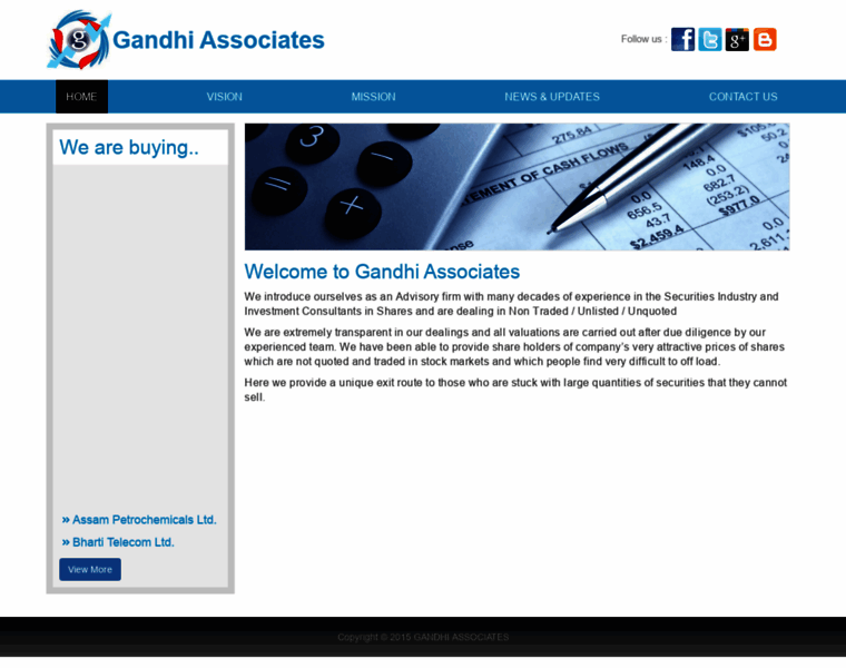 Gandhiassociates.in thumbnail