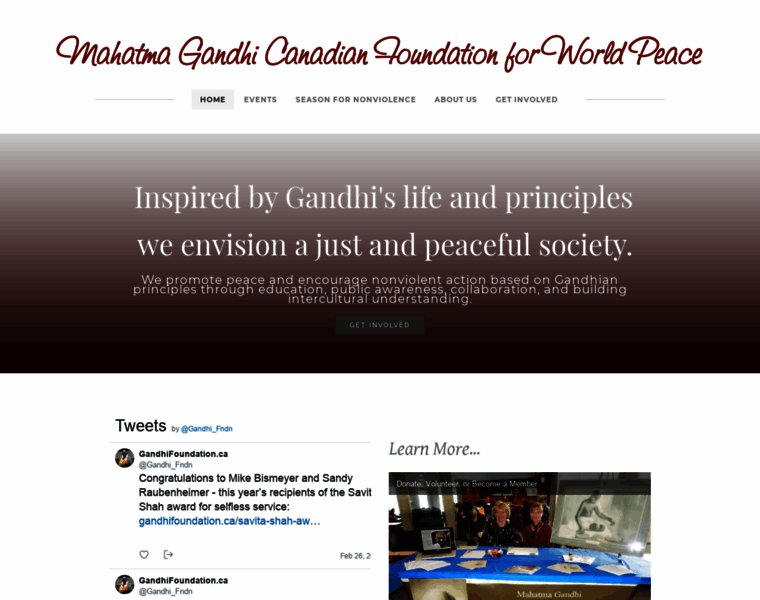 Gandhifoundation.ca thumbnail