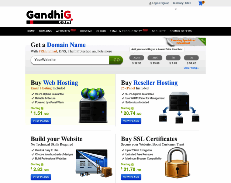 Gandhig.com thumbnail