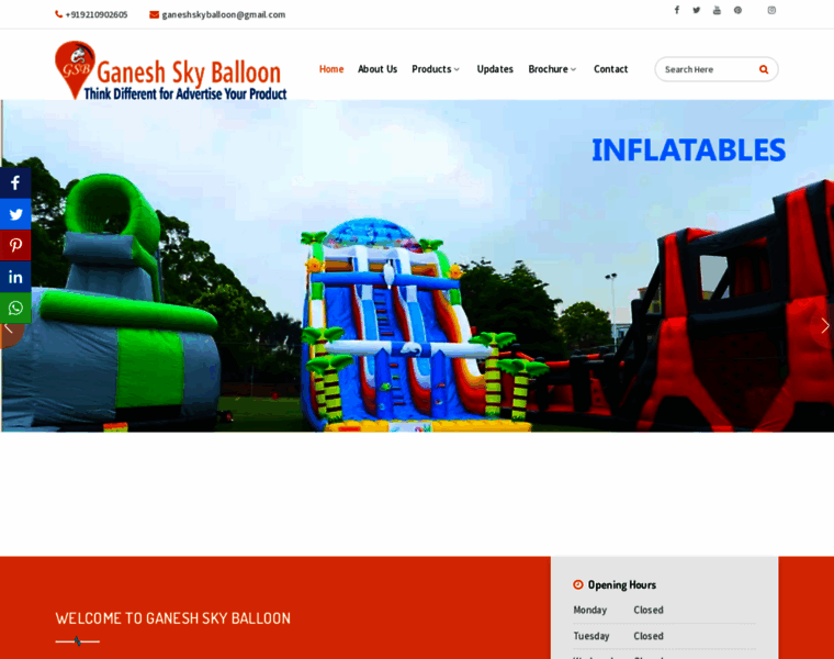 Ganeshskyballoons.co.in thumbnail