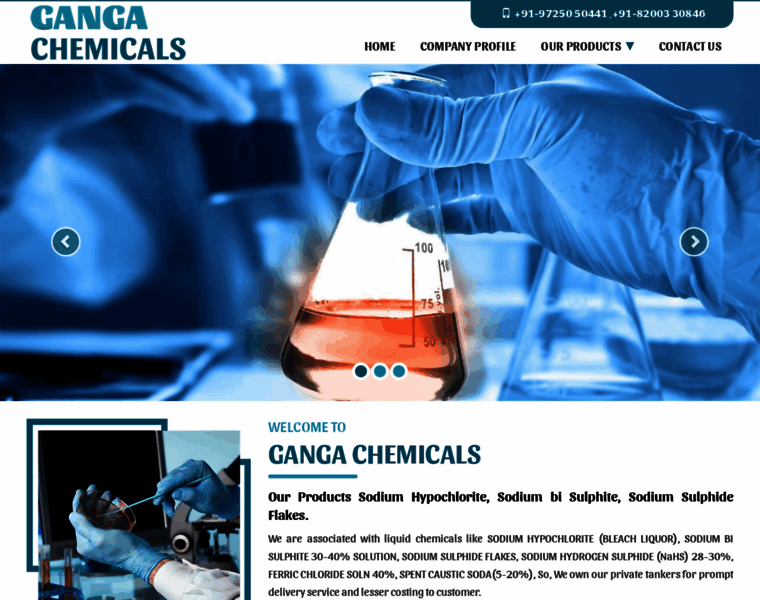 Gangachemicals.com thumbnail