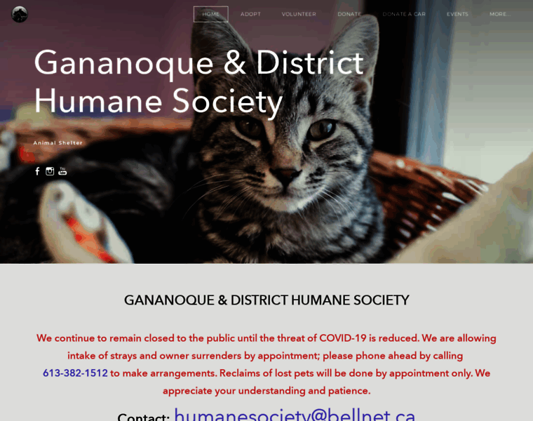 Ganhumanesociety.ca thumbnail