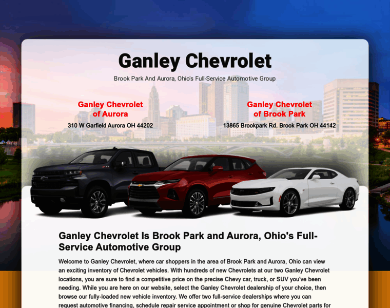 Ganleychevy.com thumbnail