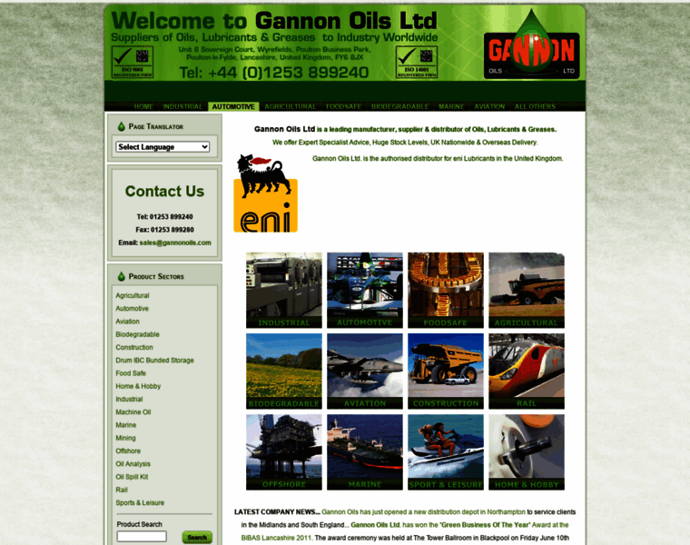 Gannonoils.co.uk thumbnail