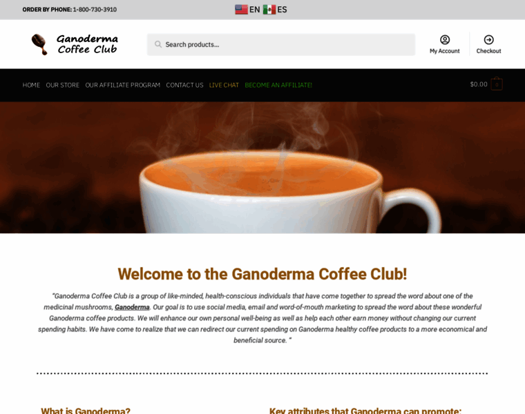 Ganodermacoffeeclub.com thumbnail