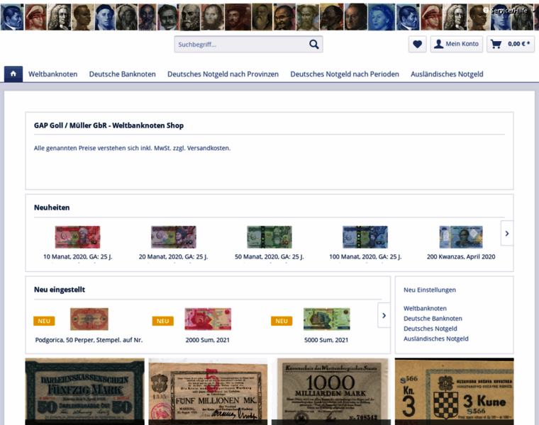Gap-banknoten.de thumbnail