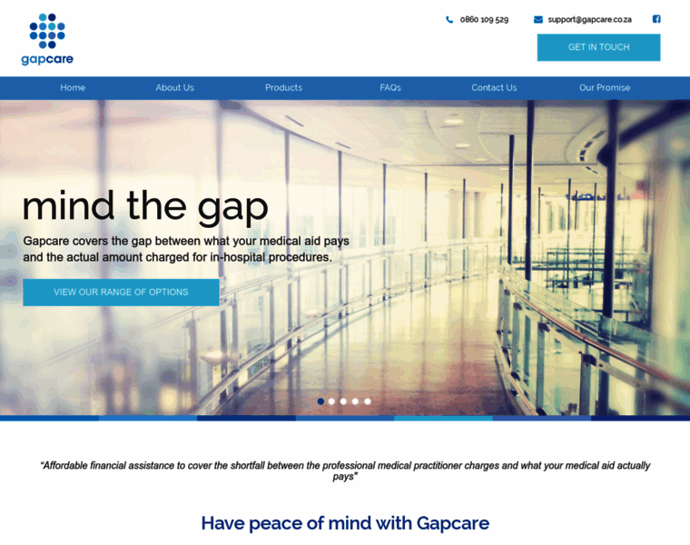 Gapcare.co.za thumbnail
