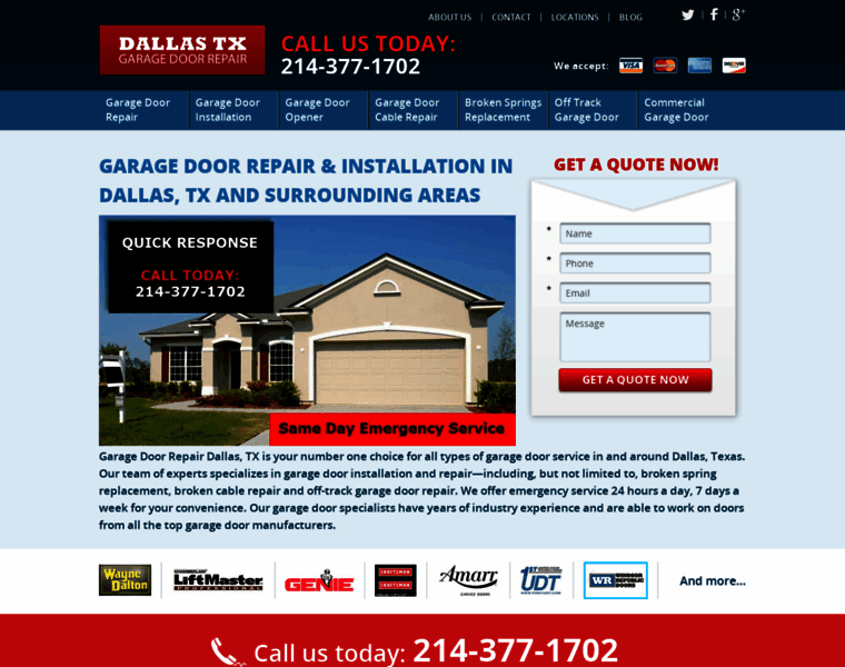 Garage-door-repair-dallas-tx.com thumbnail