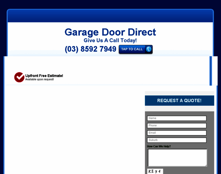 Garagedoordirect.com.au thumbnail