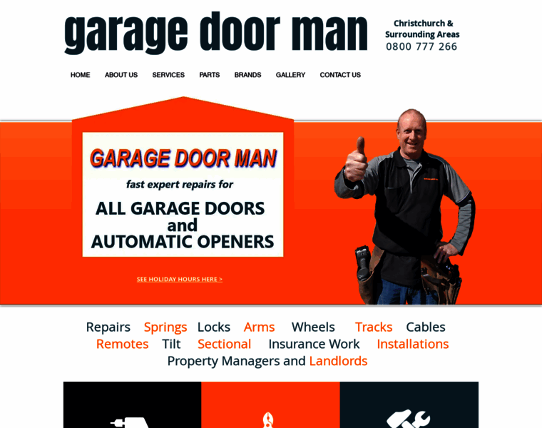 Garagedoorman.co.nz thumbnail