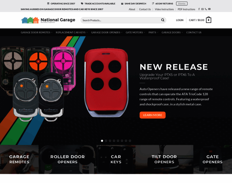 Garagedooropenerremotes.com.au thumbnail
