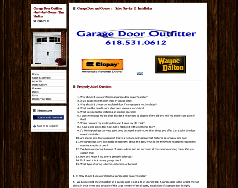 Garagedooroutfitters.com thumbnail